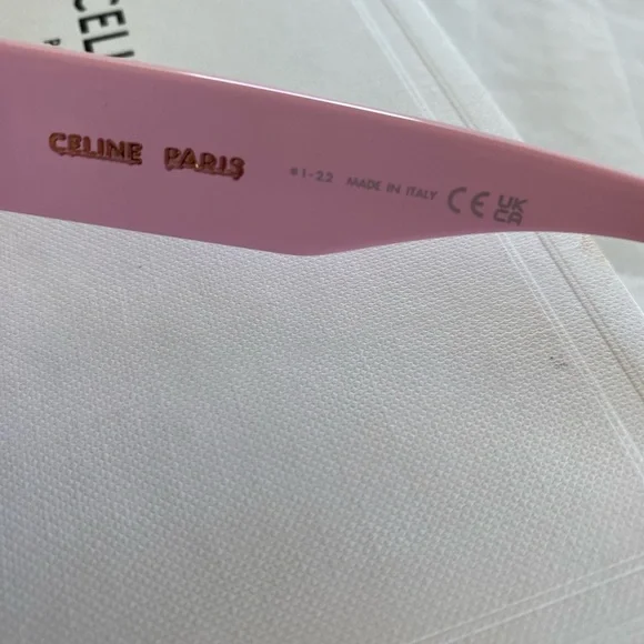 💗 AUTHENTIC CELINE Paris Pink Sunglasses – Authentic, Rare & Chic 💗 - Picture 7 of 11